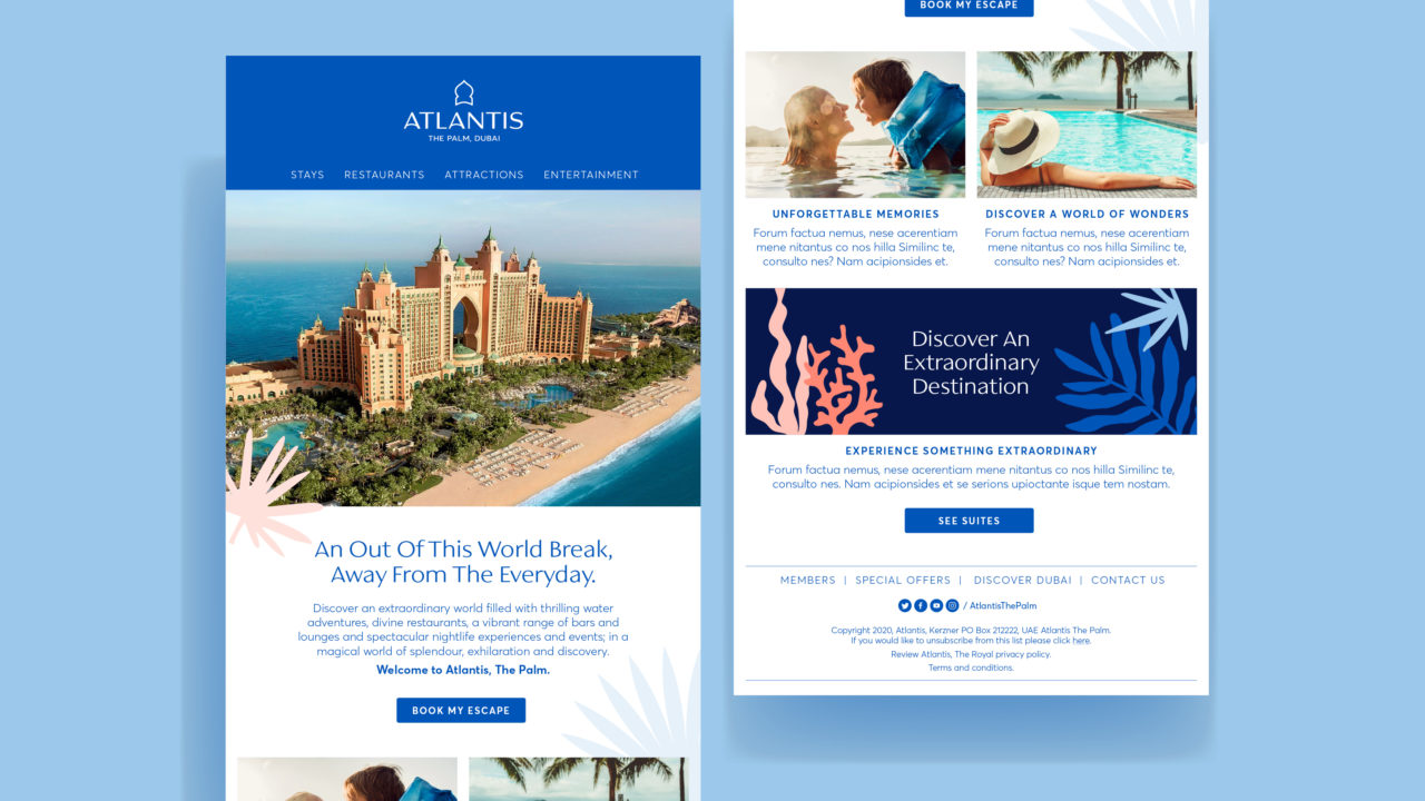 FutureBrand refresh the brand identity of Atlantis, Dubai