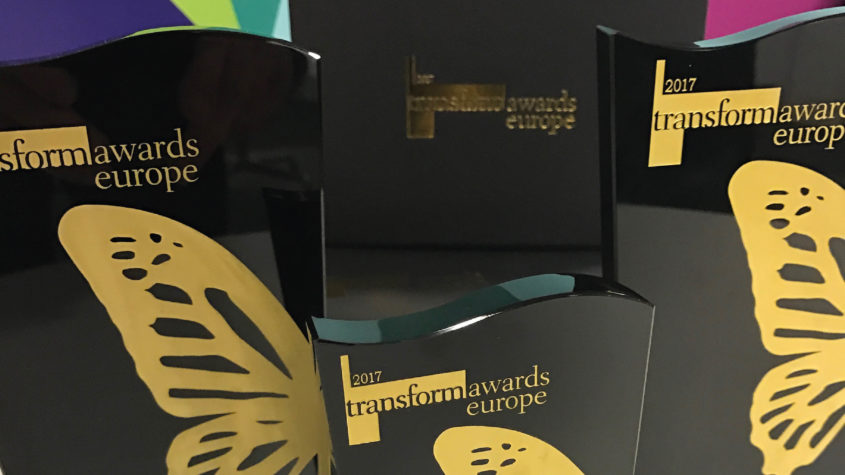 Multiple awards won at Transform Awards Europe